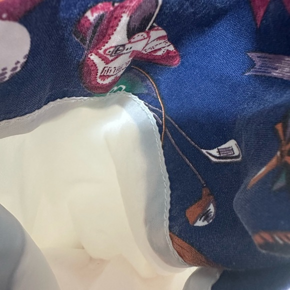 Vintage 80’s LINE-UP Golf themed Bomber Jacket - 100% cotton - Picture 11 of 14